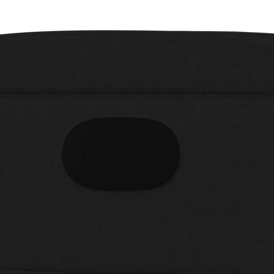 Fauteuil inclinable Noir Tissu - 9