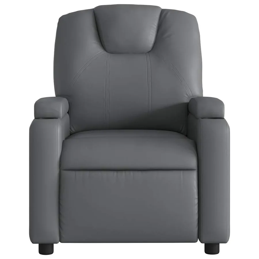 Fauteuil inclinable Gris Similicuir - 4