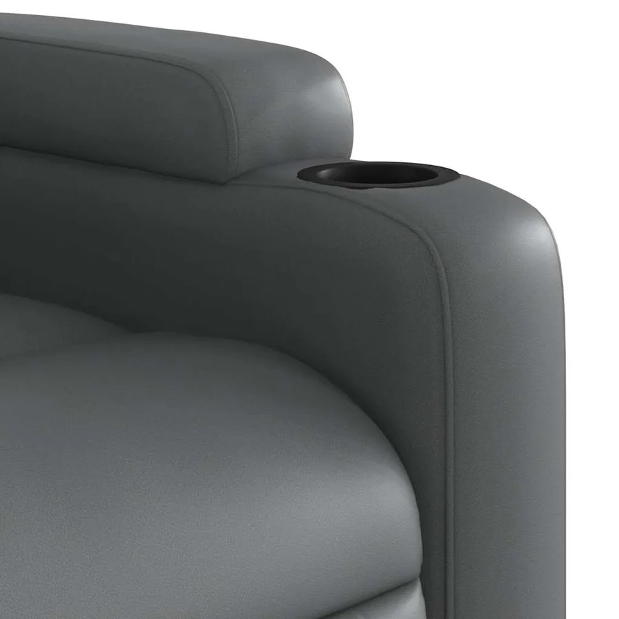 Fauteuil inclinable Gris Similicuir - 9