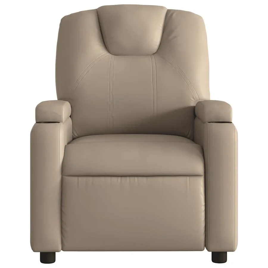 Fauteuil de massage inclinable Cappuccino Similicuir - 4