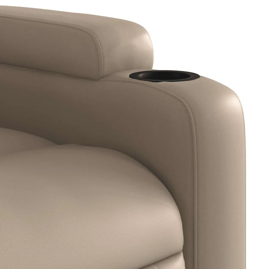 Fauteuil de massage inclinable Cappuccino Similicuir - 9