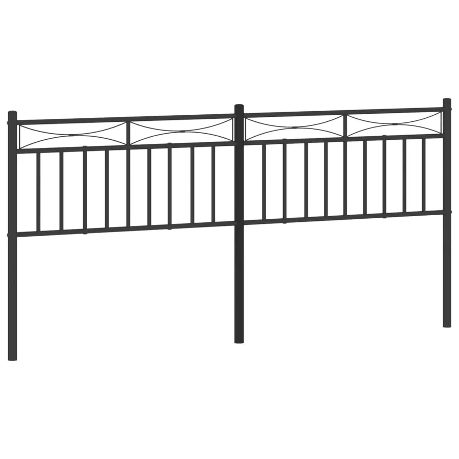 Tête de lit de remplacement métal noir 193 cm - 2