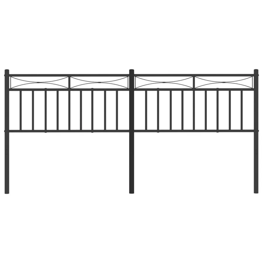 Tête de lit de remplacement métal noir 193 cm - 3