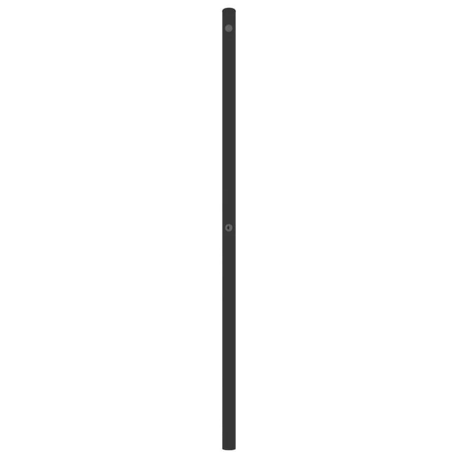 Tête de lit de remplacement métal noir 193 cm - 4