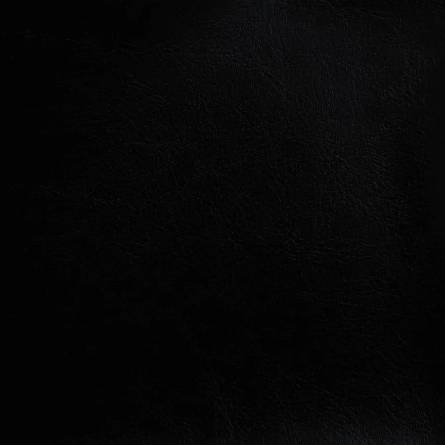 Fauteuil avec repose-pied noir similicuir - 7