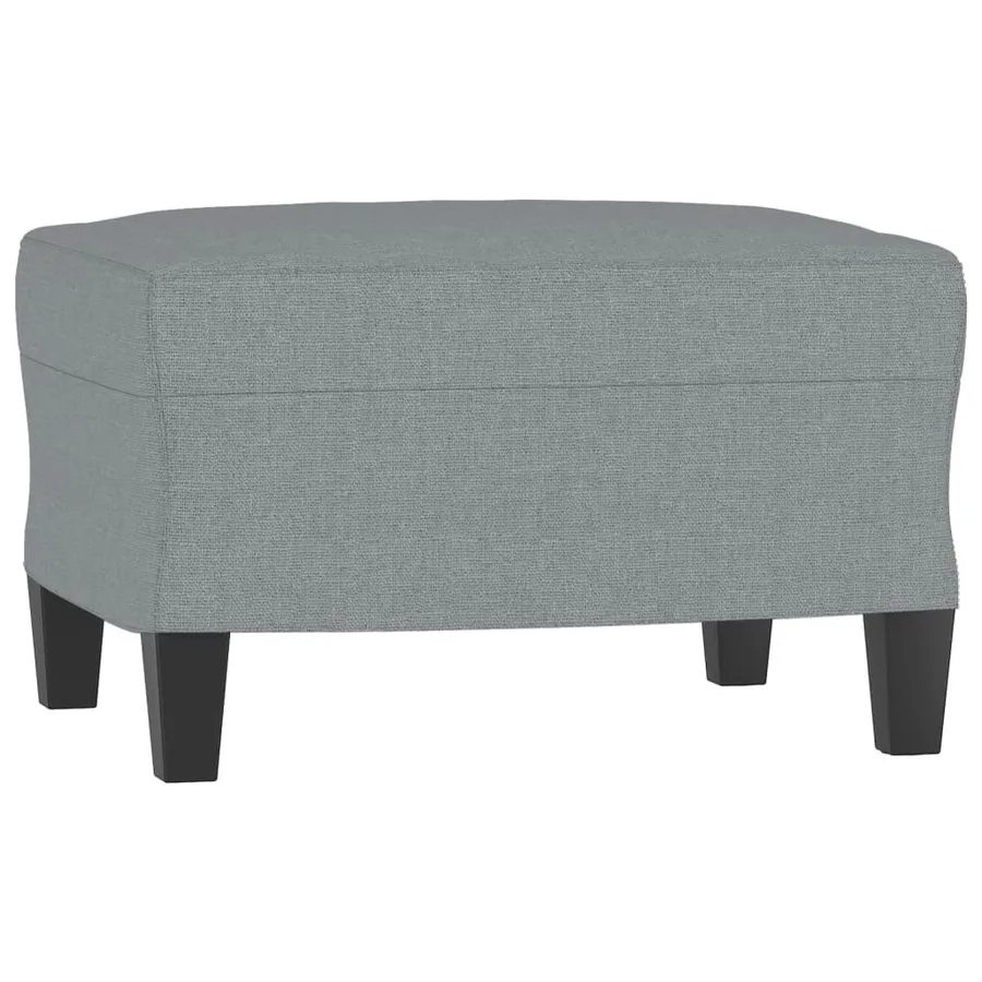 Ensemble de canapés 3 pcs avec coussins Gris clair Tissu - 5