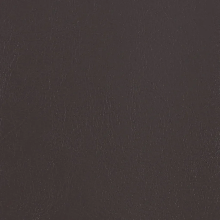 Fauteuil avec repose-pied marron similicuir - 7