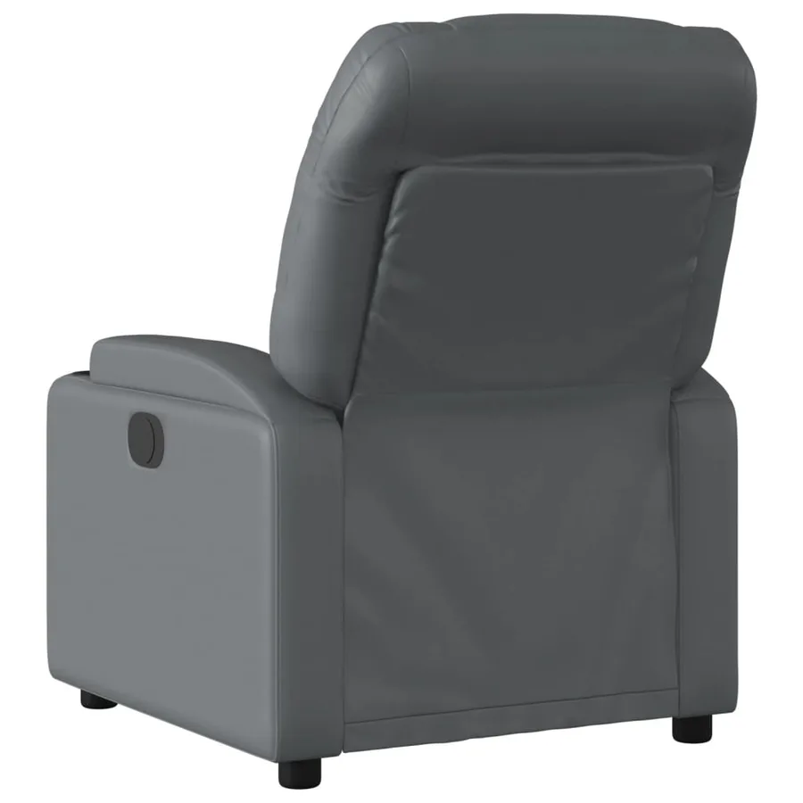 Fauteuil inclinable Gris Similicuir - 5