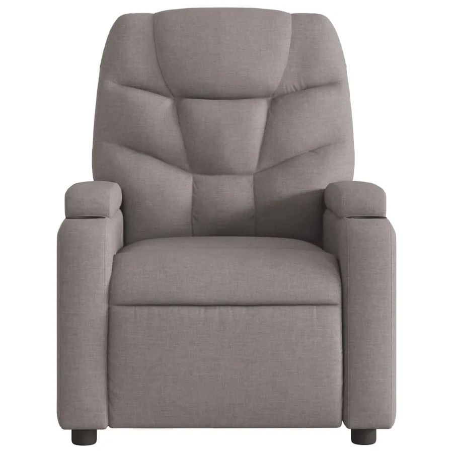 Fauteuil inclinable Taupe Tissu - 3