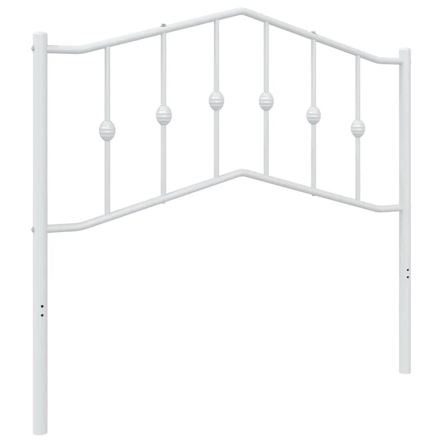 Tête de lit de remplacement métal blanc 100 cm - 2