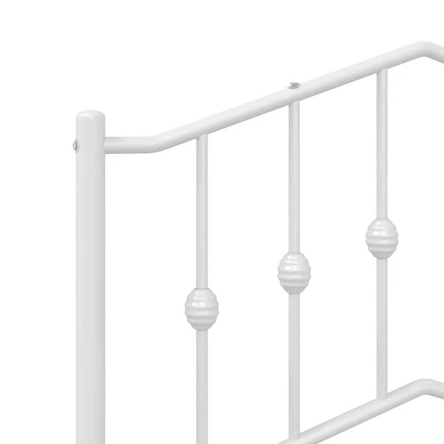 Tête de lit de remplacement métal blanc 100 cm - 6