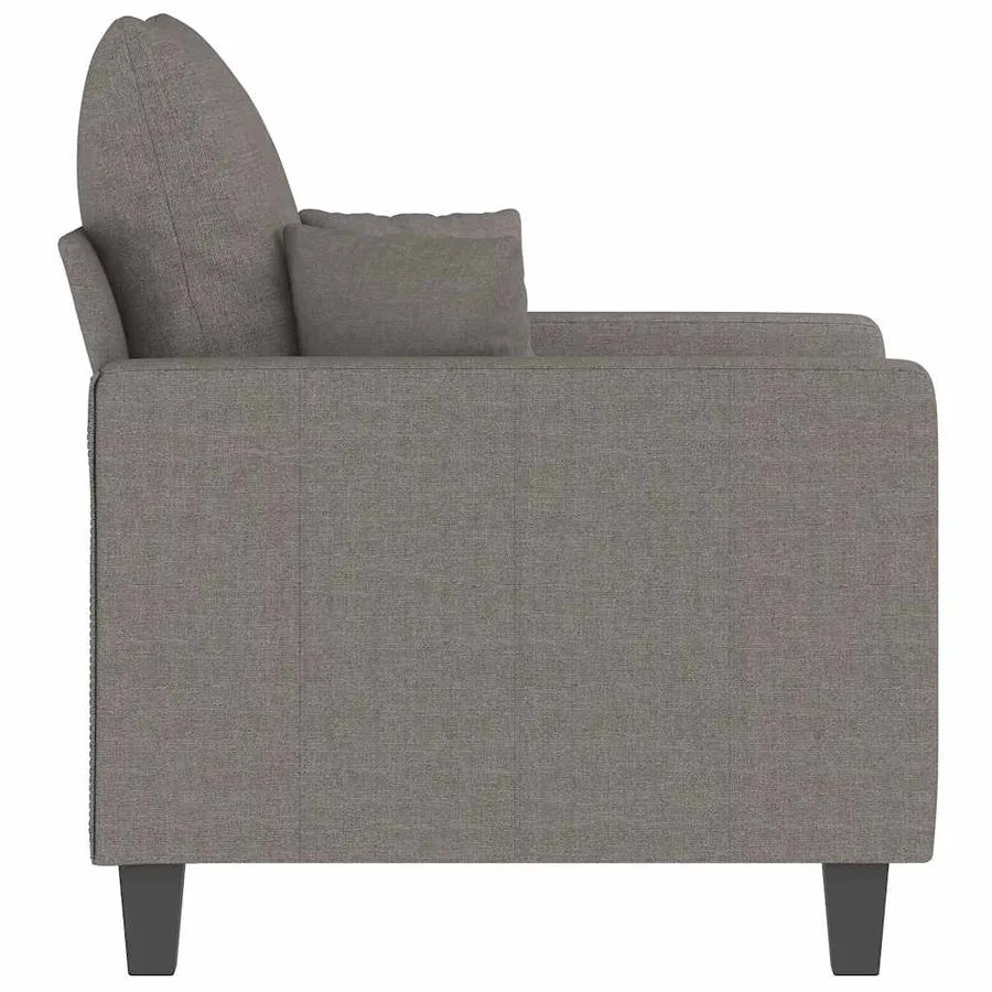 Fauteuil Taupe 60 cm Tissu - 5