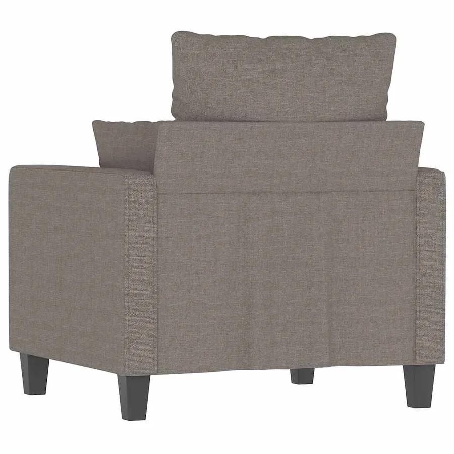 Fauteuil Taupe 60 cm Tissu - 6