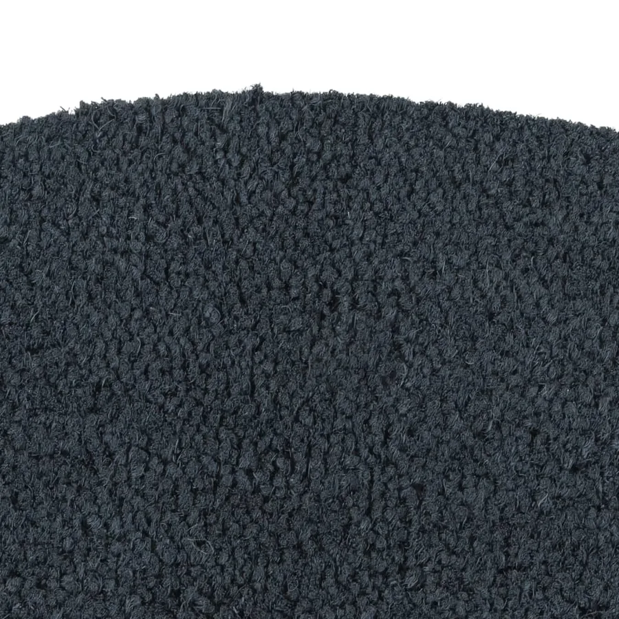 Tapis de porte gris foncé demi-rond 40x60 cm - 3