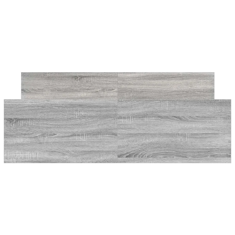 Cadre de lit sans matelas sonoma gris 140x190 cm - 5