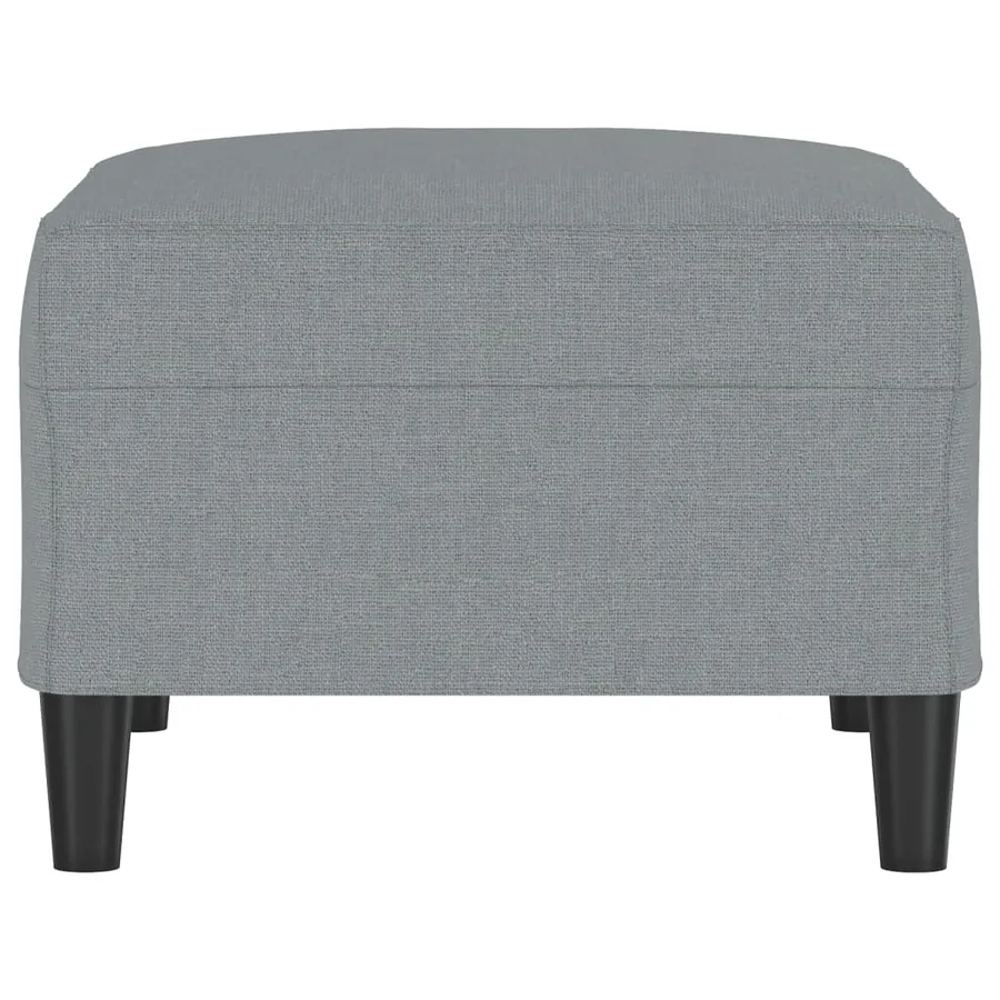 Repose-pied Gris clair 70x55x41 cm Tissu - 4
