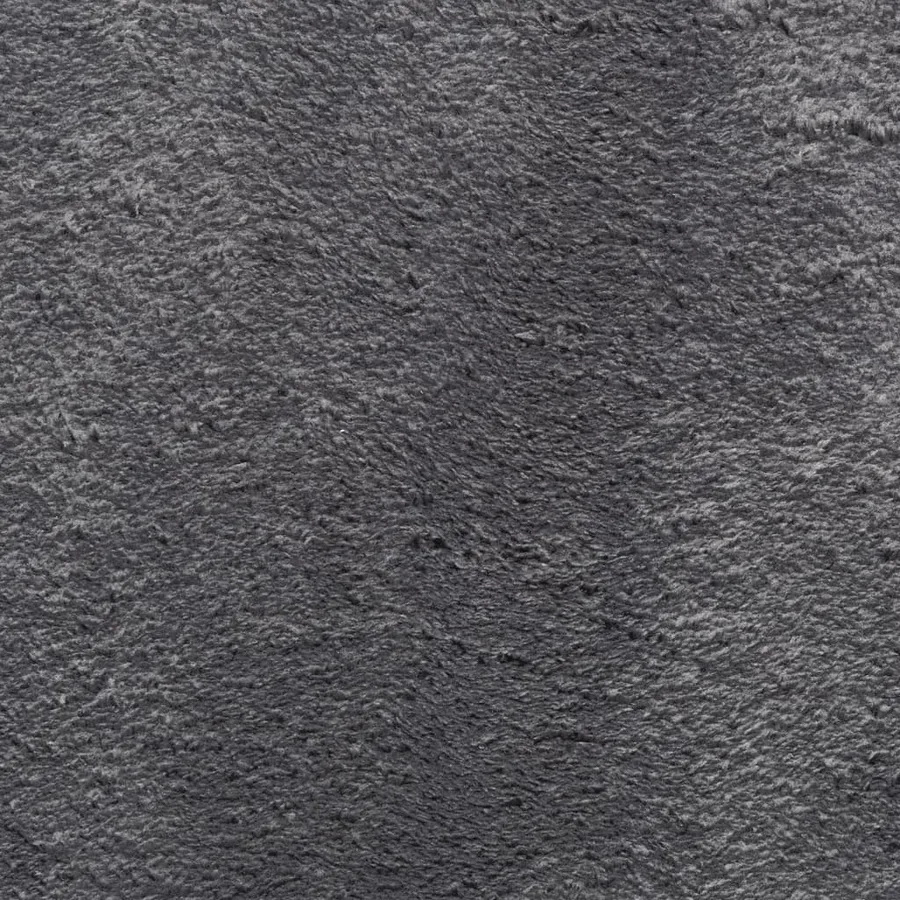 Tapis HUARTE à poils courts doux et lavable anthracite Ø 120 cm - 9