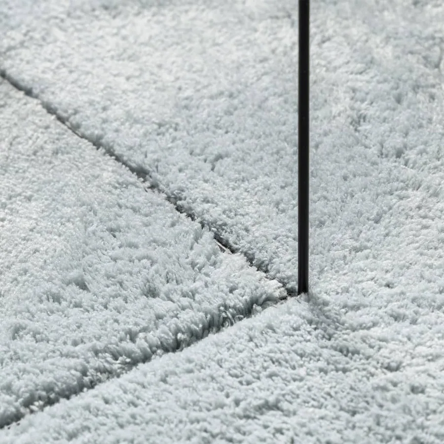 Tapis HUARTE à poils courts doux et lavable bleu 160x230 cm - 8
