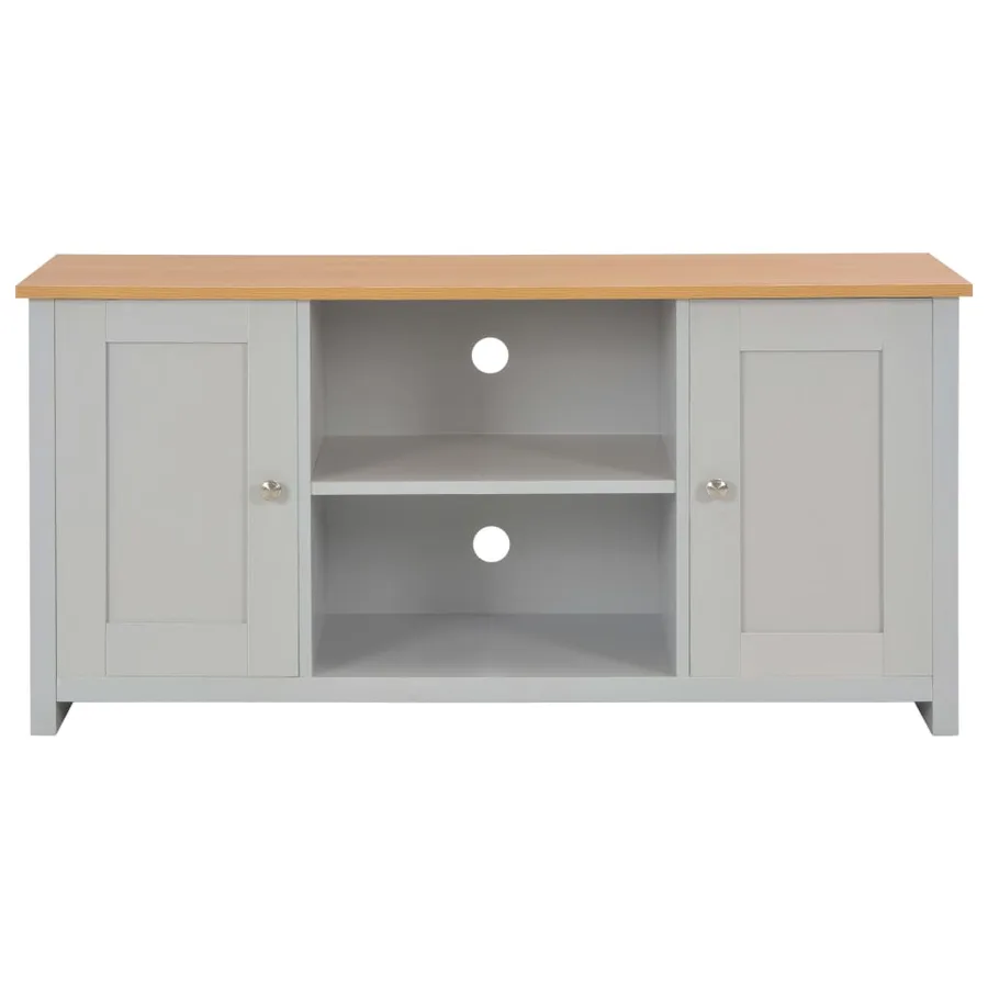 Meuble TV Gris 120x39x58 cm - 3