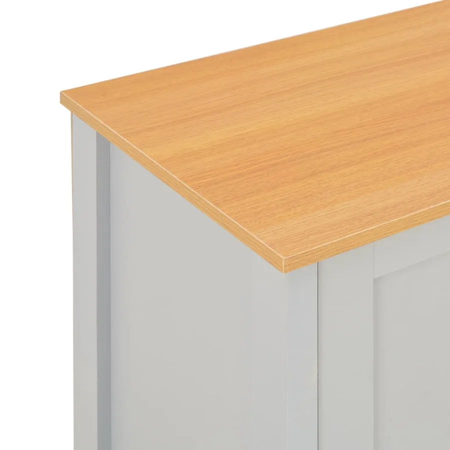 Meuble TV Gris 120x39x58 cm - 7