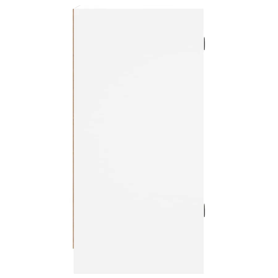 Armoire latérale avec portes en verre blanc 35x37x75,5 cm - 7
