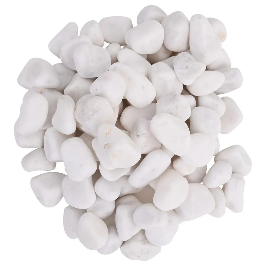 Galets polis 25 kg blanc 2-5 cm - 3