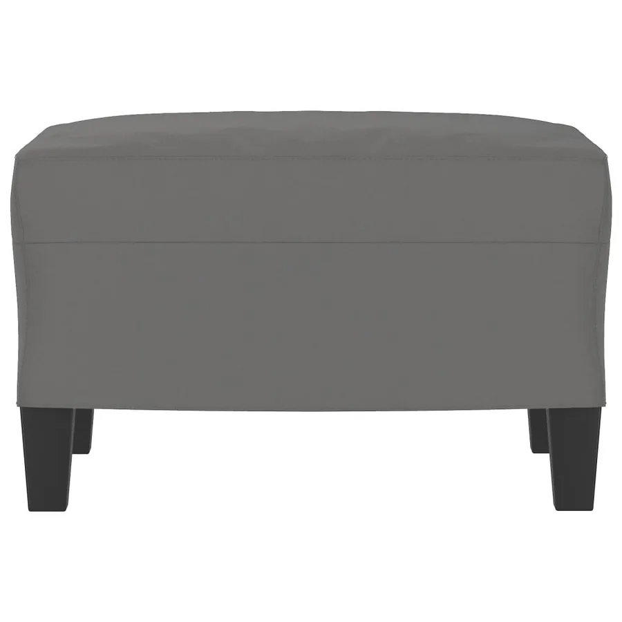 Repose-pied Gris foncé 60x50x41 cm Tissu microfibre - 3