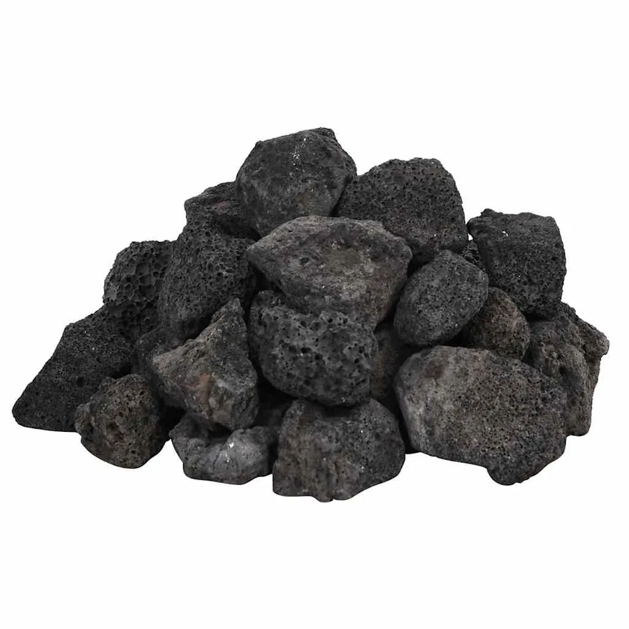 Roches volcaniques 25 kg noir 3-5 cm - 3
