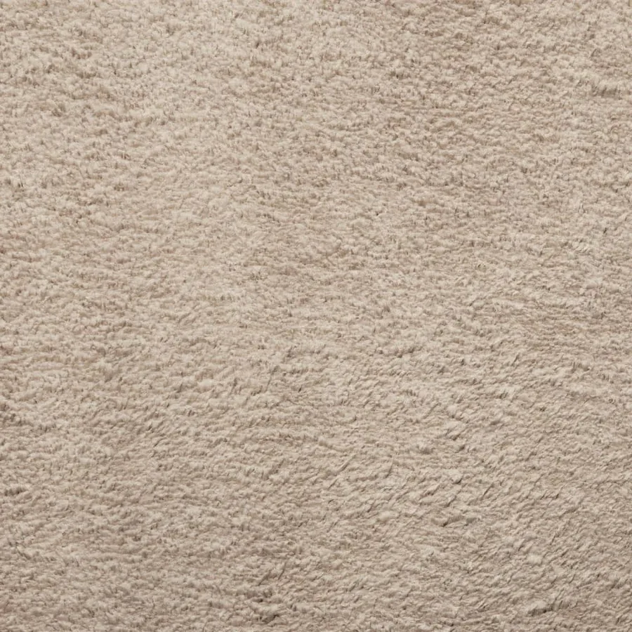 Tapis HUARTE à poils courts doux et lavable sable Ø 120 cm - 9