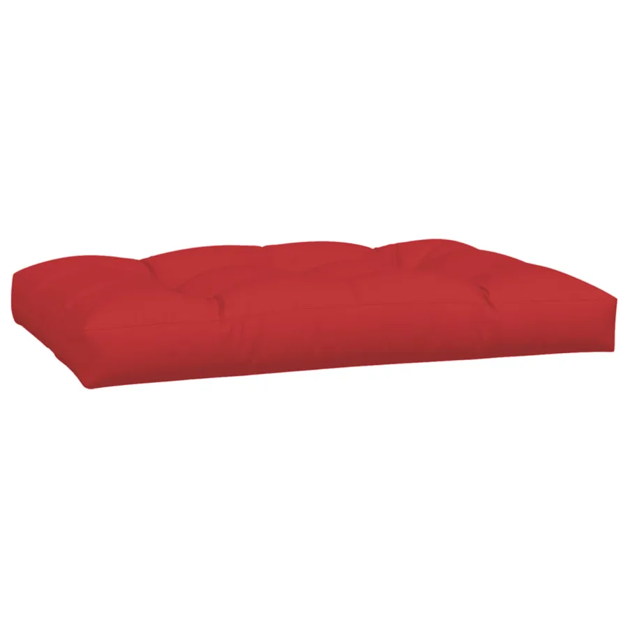 Coussins de palette lot de 7 rouge tissu - 6