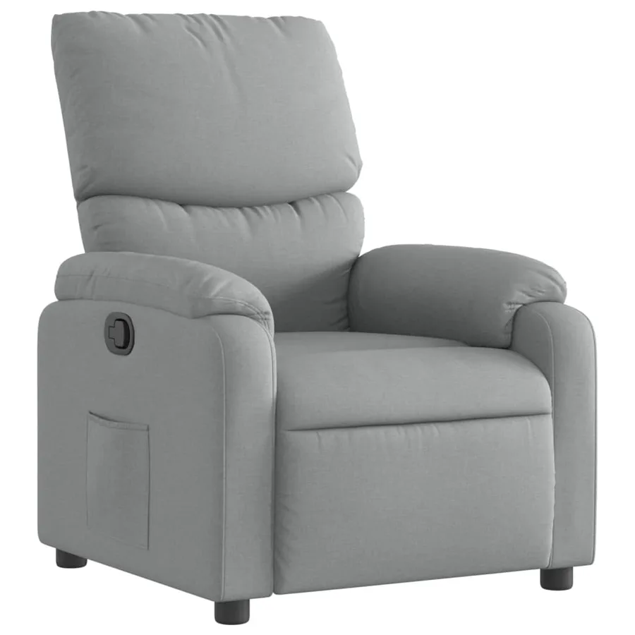 Fauteuil inclinable Gris clair Tissu - 2