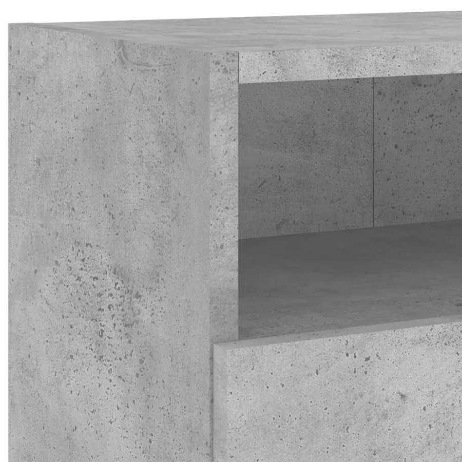Meubles TV muraux 2pcs gris béton 100x30x30cm bois d'ingénierie - 10