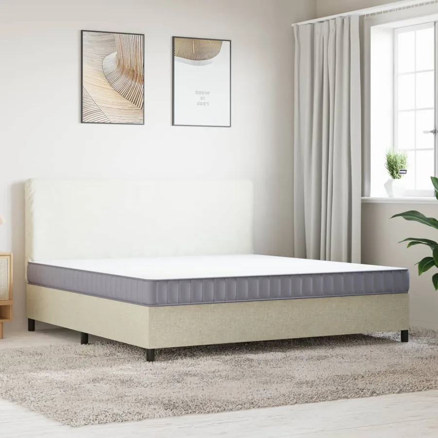 Matelas en mousse moyennement doux 200x200 cm - 2