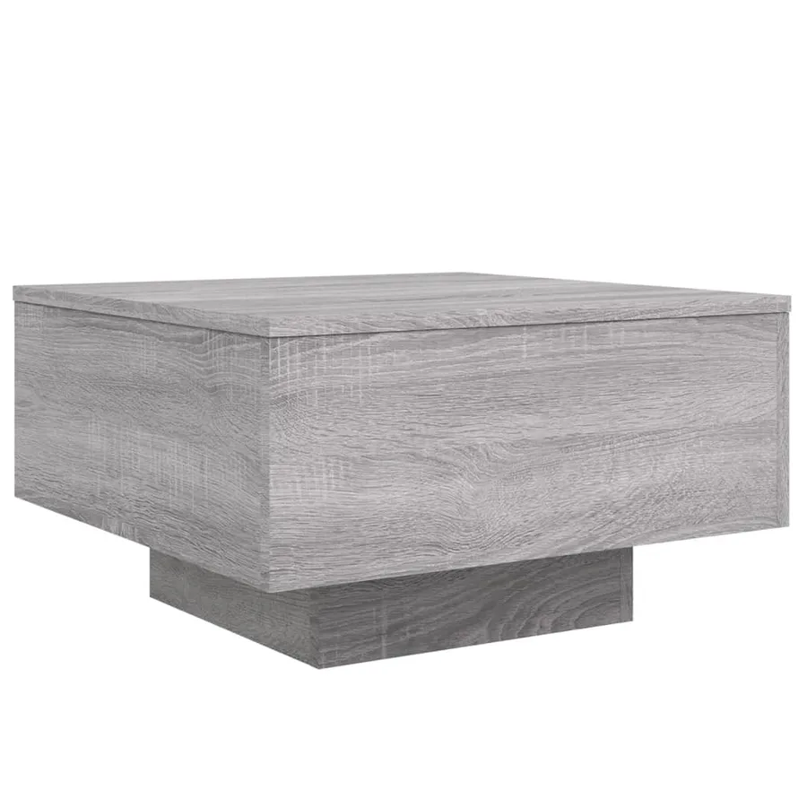 Table basse sonoma gris 55x55x31 cm bois d'ingénierie - 7