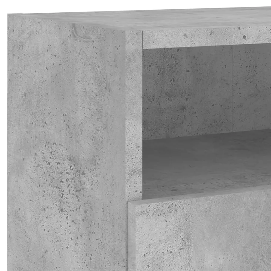 Meubles TV muraux 2 pcs gris béton 80x30x30cm bois d'ingénierie - 11
