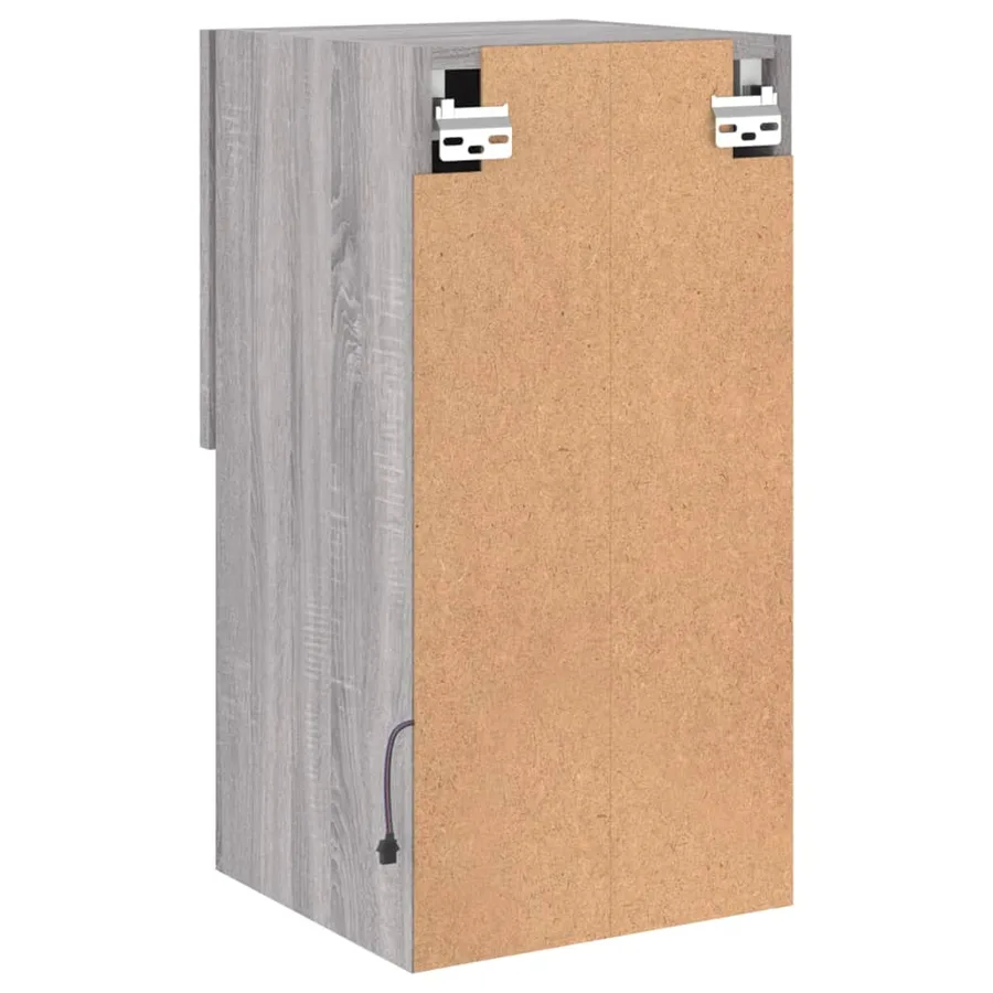 Meubles TV avec lumières LED 2 pcs sonoma gris 30,5x30x60 cm - 11