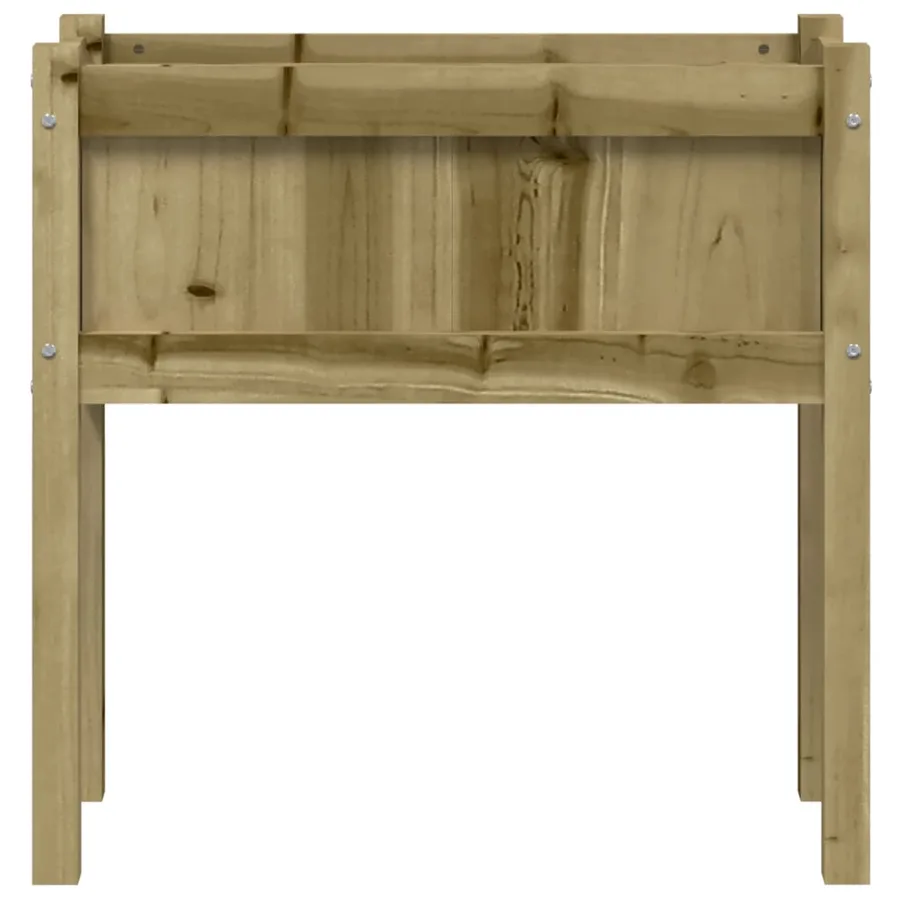 Jardinière avec pieds 70x31x70 cm bois de pin imprégné - 5
