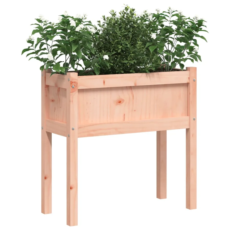 Jardinières avec pieds 70x31x70 cm bois massif douglas - 4