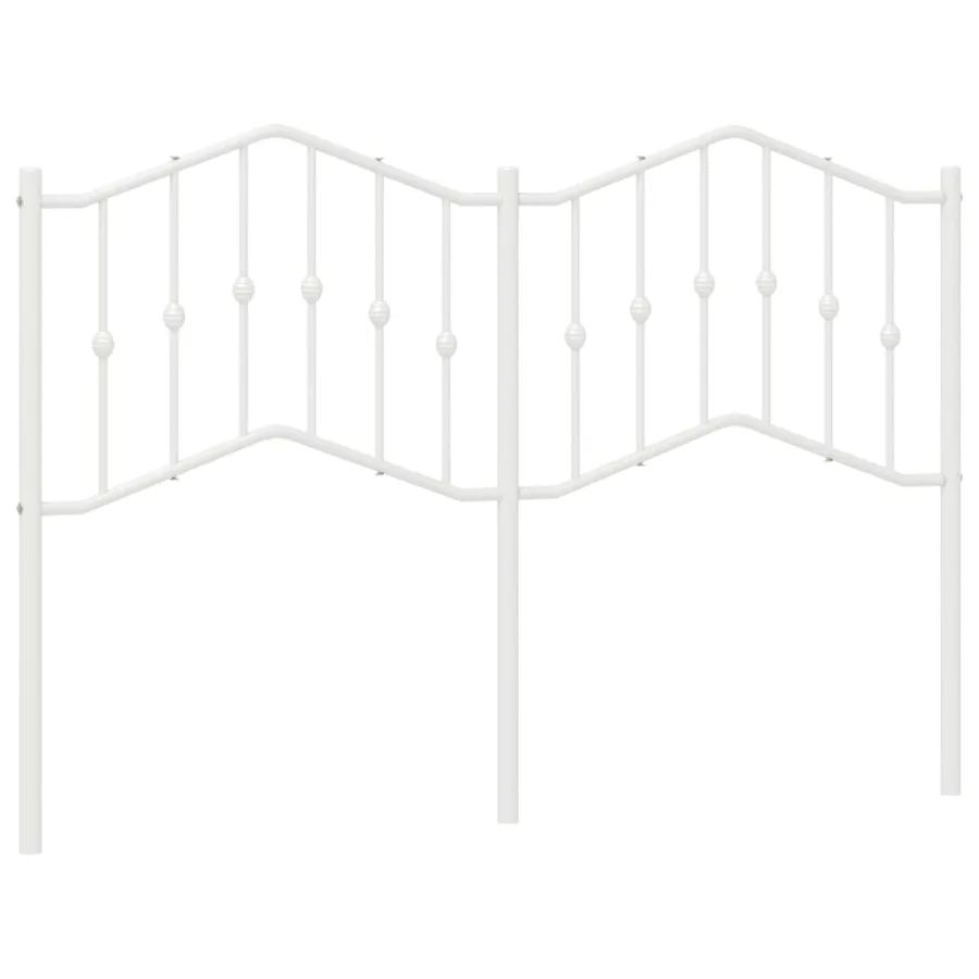 Tête de lit de remplacement métal blanc 140 cm - 2