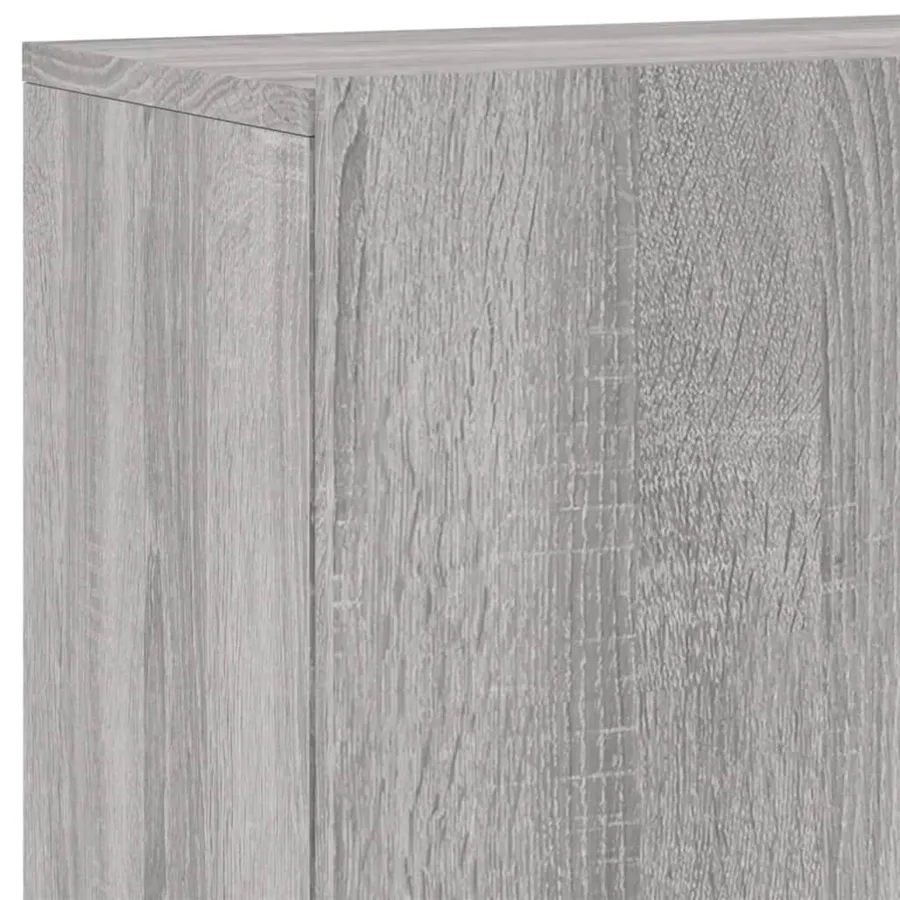 Unités murales TV 5 pcs sonoma gris bois d'ingénierie - 11
