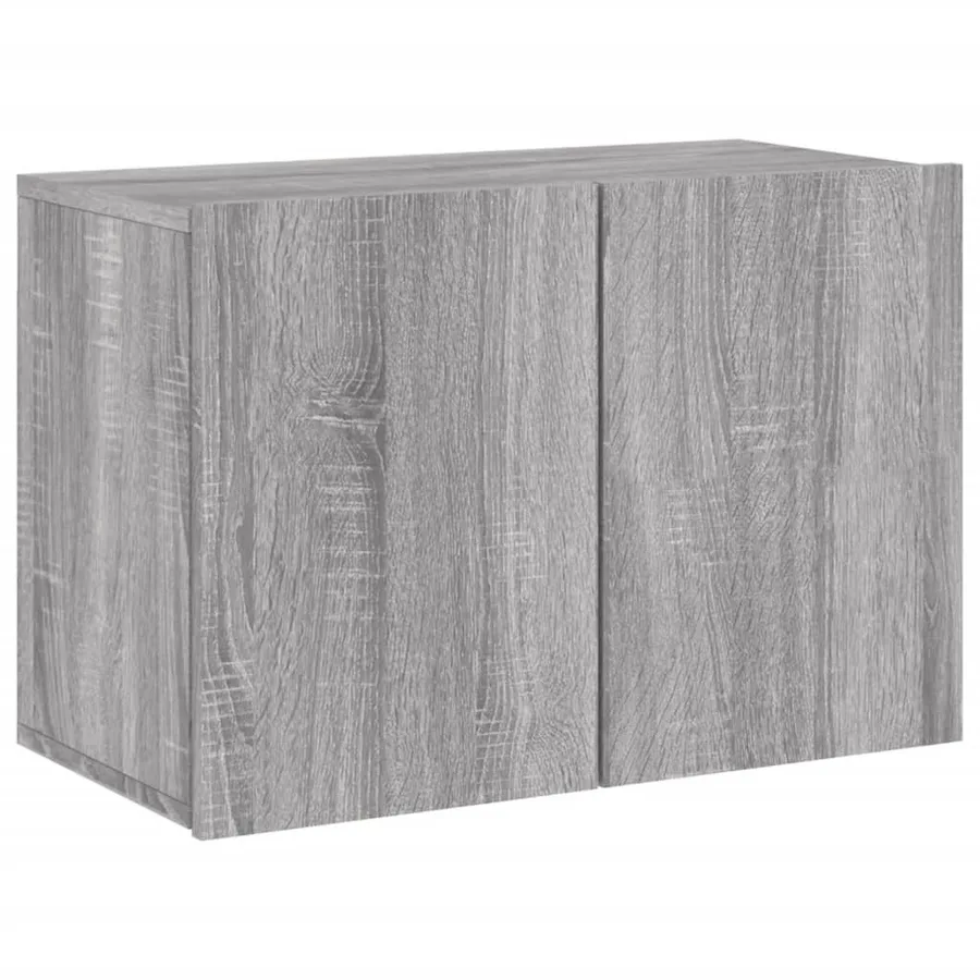 Unités murales TV 5 pcs sonoma gris bois d'ingénierie - 6