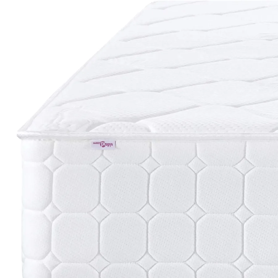 Matelas à ressorts ensachés dureté moyenne 200x200 cm - 5
