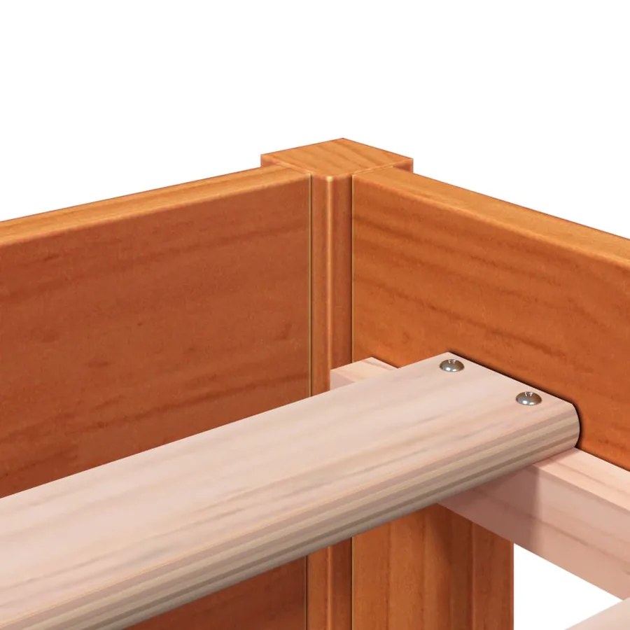Lit de jour sans matelas cire marron 90x190 cm bois pin massif - 8