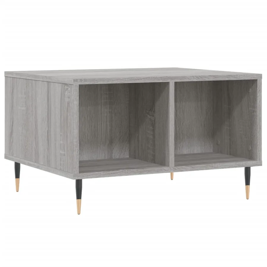 Table basse Sonoma gris 60x50x36,5 cm Bois d'ingénierie - 6