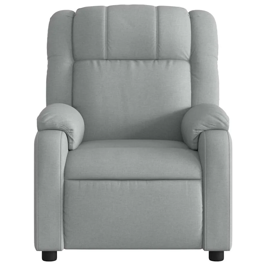 Fauteuil inclinable Gris clair Tissu - 7