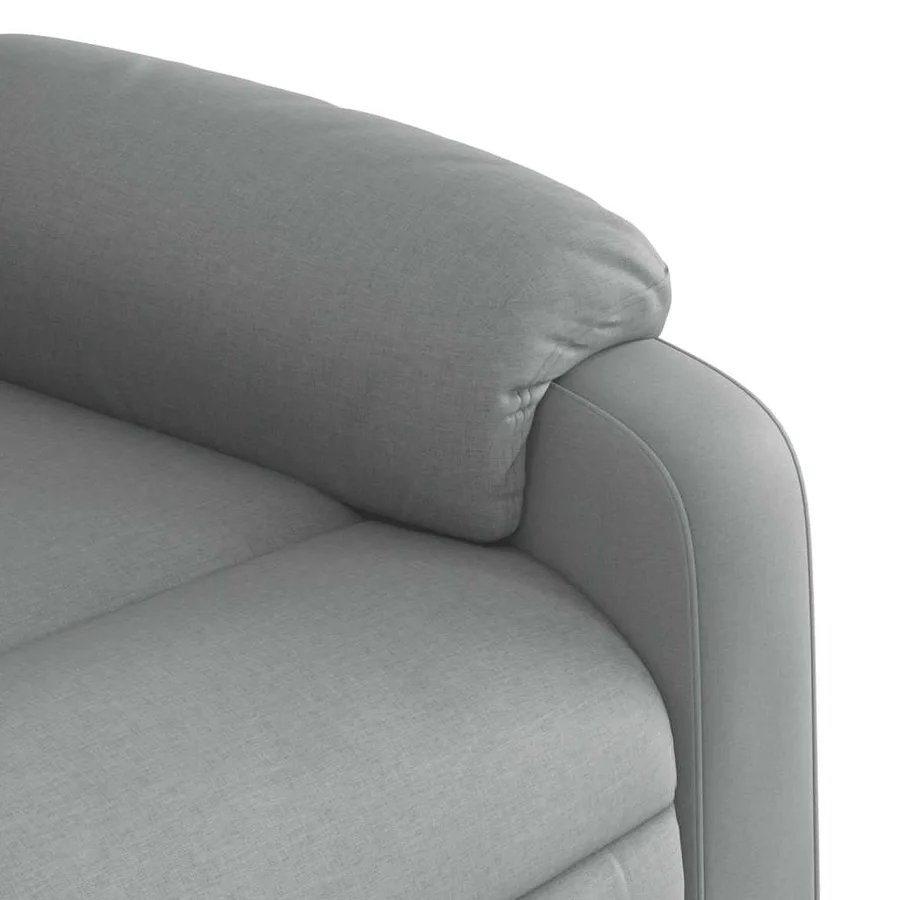 Fauteuil inclinable Gris clair Tissu - 9