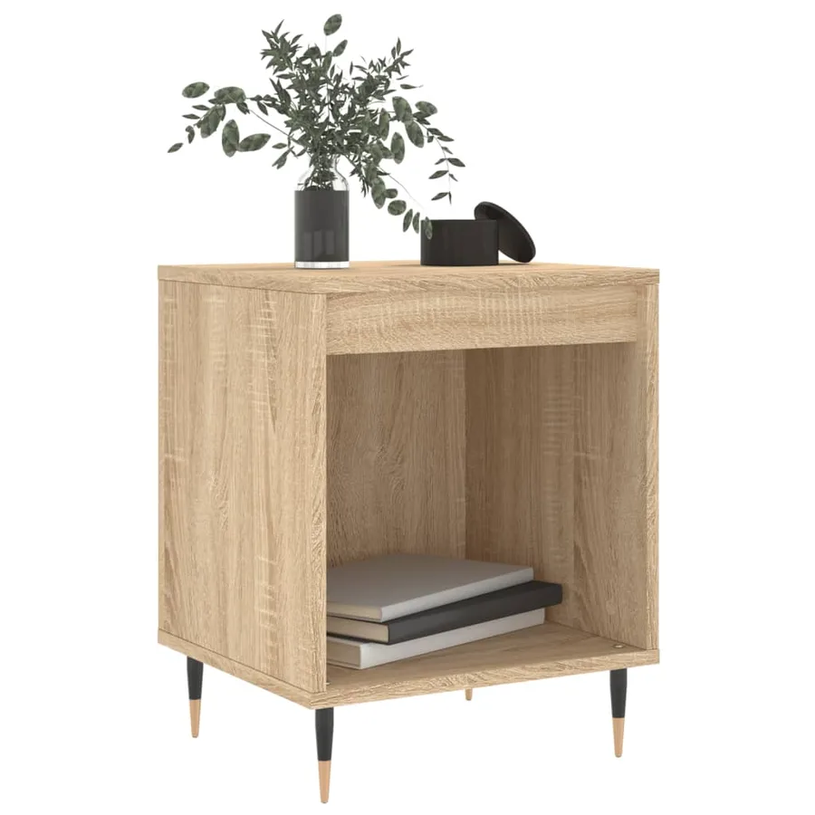 Tables de chevet 2 pcs chêne sonoma 40x35x50 cm bois ingénierie - 3
