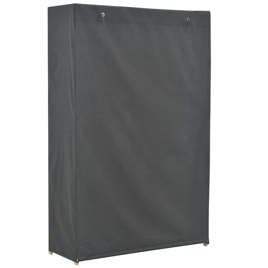 Garde-robe Gris 110 x 40 x 170 cm Tissu - 3