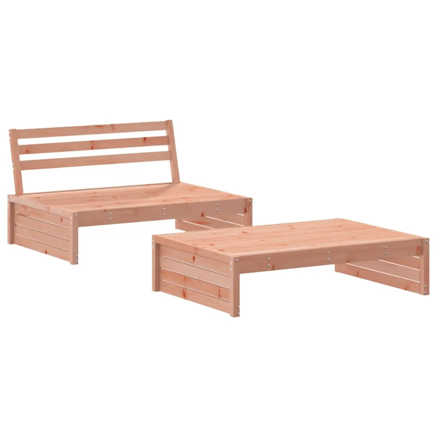 Salon de jardin 2 pcs bois massif douglas - 2