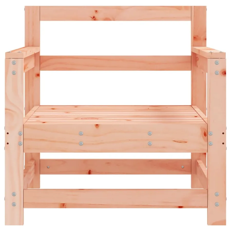 Chaises de jardin lot de 2 cm bois massif douglas - 4